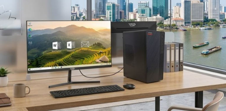 bộ máy tính để bàn dùng văn phòng