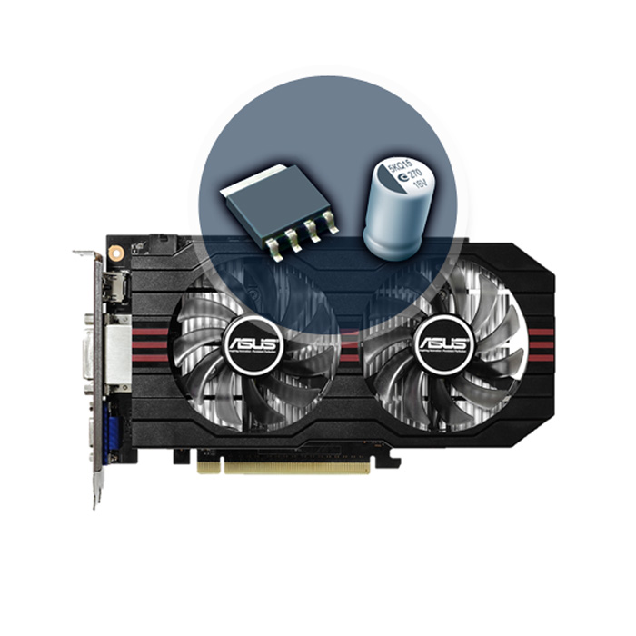 VGA Asus GTX 750Ti 2GB Box Renew (2 Fan)