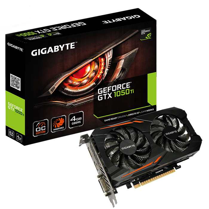 VGA Gigabyte GTX 1050Ti 4G GDDR5 OC